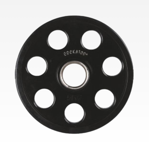 RUBBER WEIGHT PLATE 7 HOLE